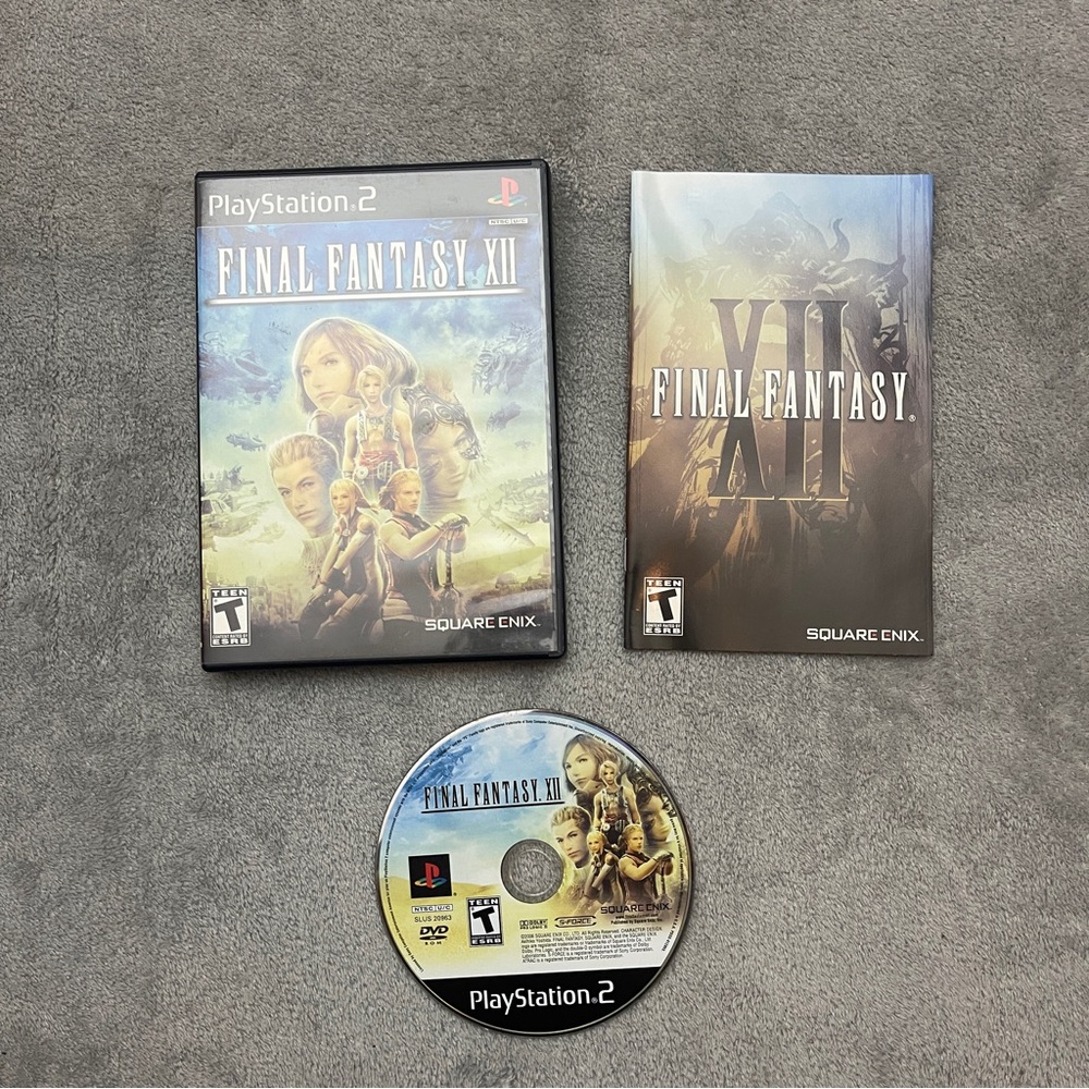 Final Fantasy XII (Sony PlayStation 2 PS2 Game - Complete Tested